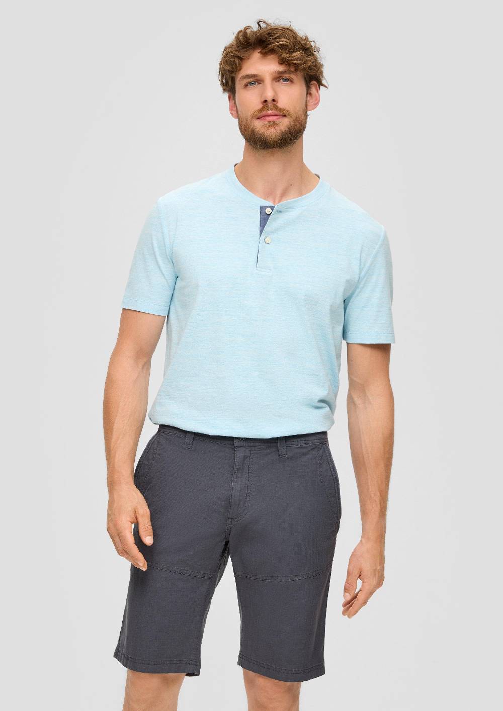 s.Oliver Chino-Shorts aus Baumwollstretch mit Straight Leg im Angebot