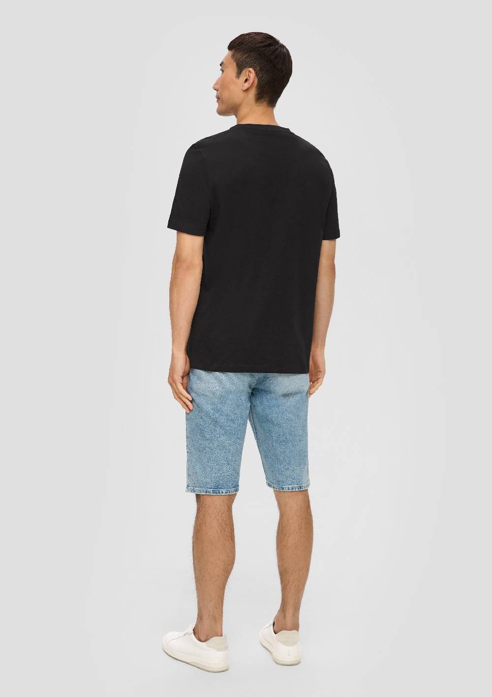 s.Oliver T-Shirt aus Baumwolle mit Label-Print Günstiger Verkauf