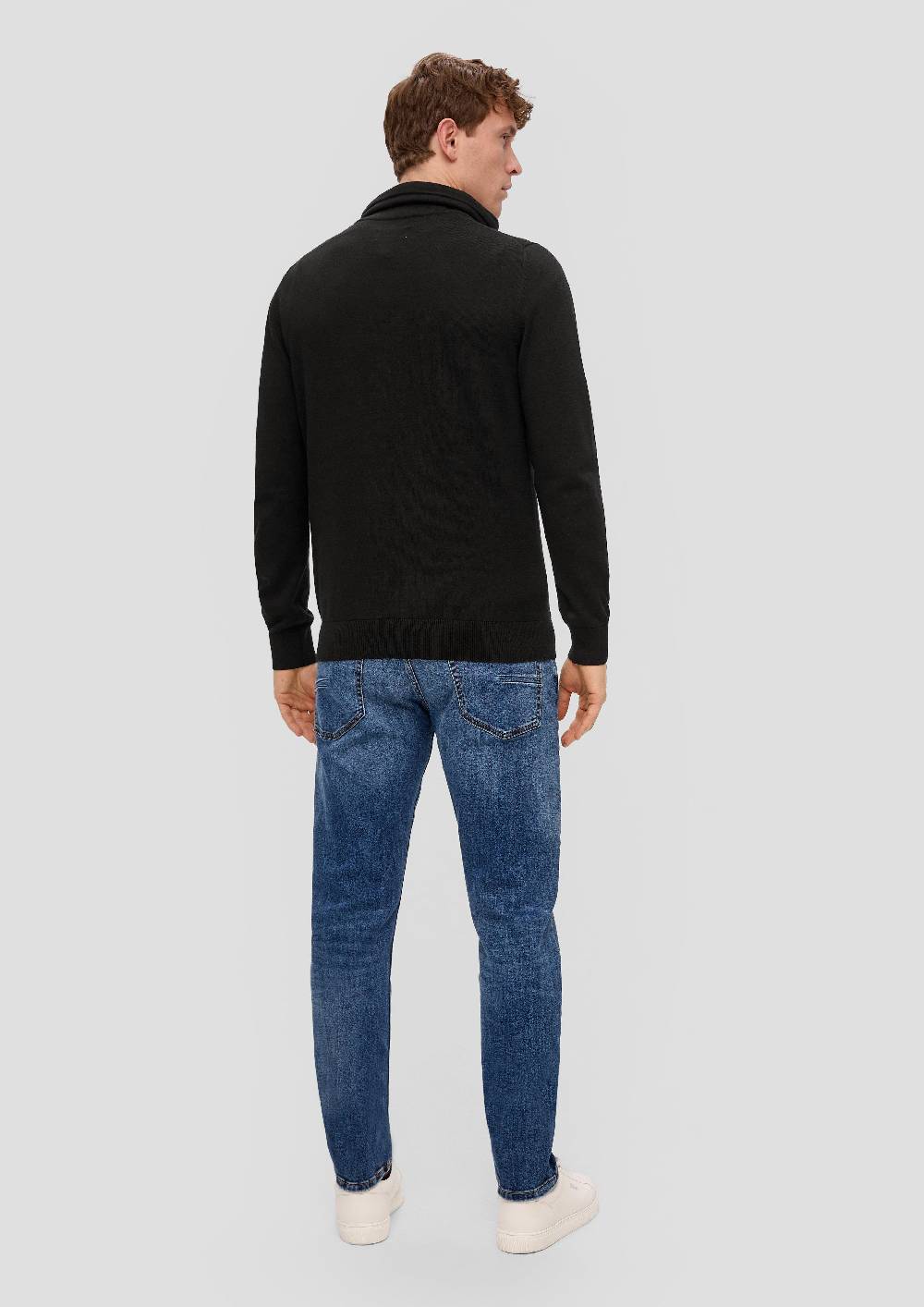 s.Oliver Strickpullover mit Stehkragen Fabrikverkauf