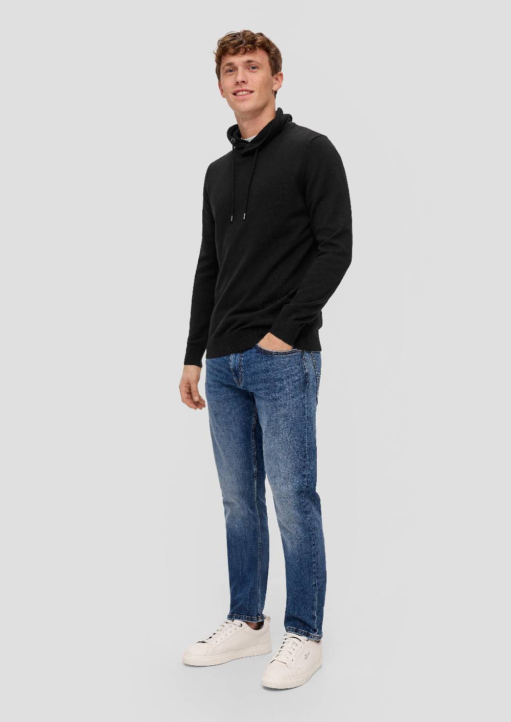 s.Oliver Strickpullover mit Stehkragen Fabrikverkauf