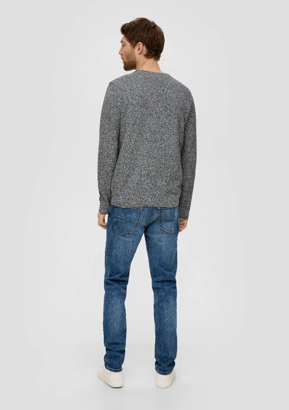s.Oliver Feinstrickpullover mit Crew Neck Limitierter Zeitrabatt