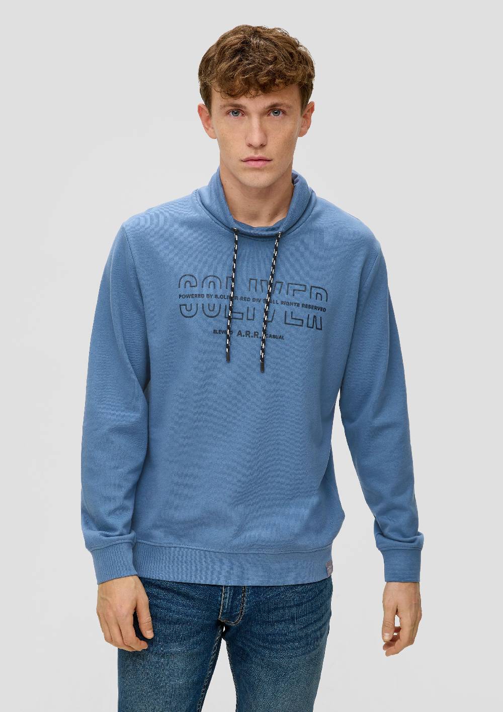 s.Oliver Sweatshirt mit Logo-Print Fabrik Onlineshop
