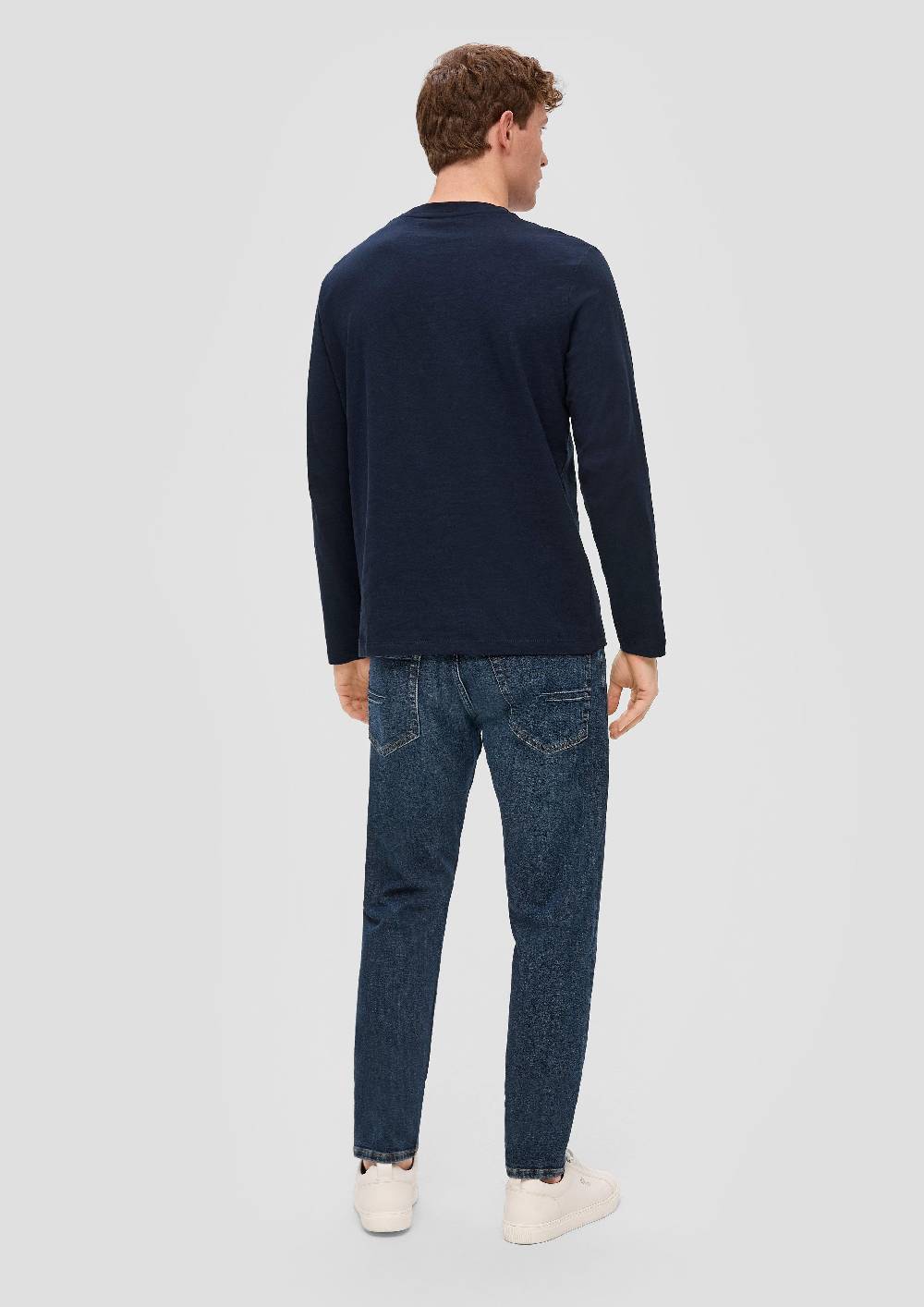 s.Oliver Langarmshirt mit Logo-Print Sonderangebot