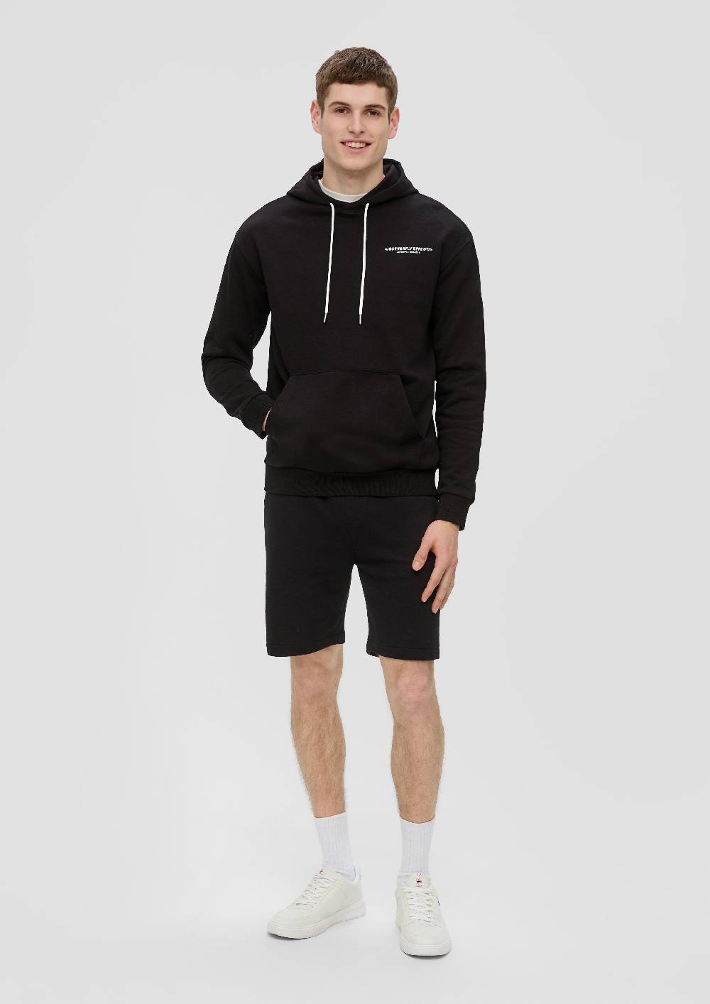 s.Oliver Sweatshirt mit Brust- und Rückenprint Begrenztes Angebot
