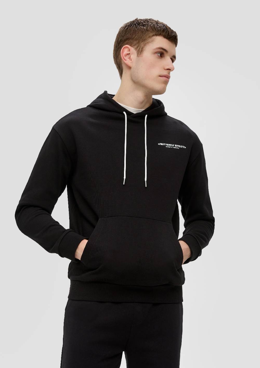 s.Oliver Sweatshirt mit Brust- und Rückenprint Begrenztes Angebot