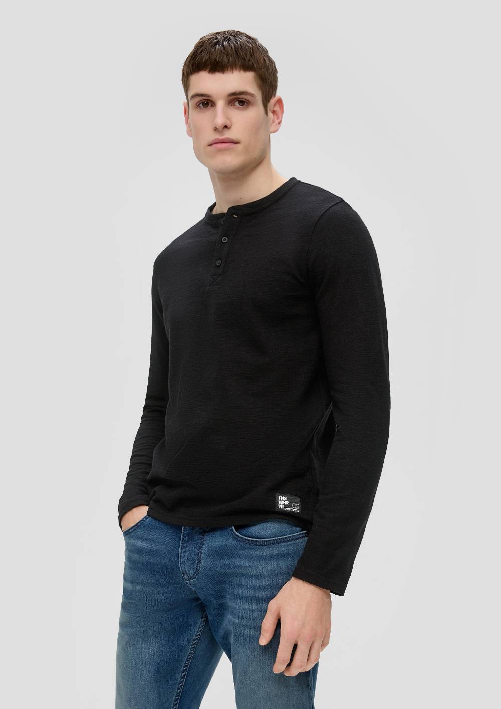s.Oliver Longlseeve mit Flammgarnstruktur Online Shopping