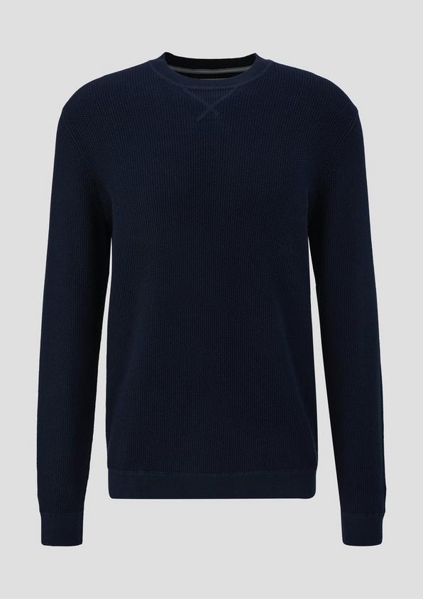 s.Oliver Strickpullover mit Rippelementen Preisnachlass