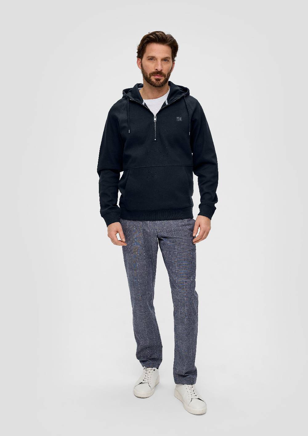 s.Oliver Hoodie-Sweatshirt aus Baumwollmix Saisonschlussverkauf