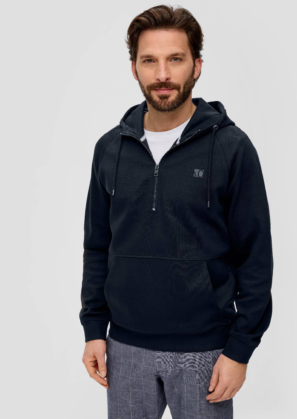 s.Oliver Hoodie-Sweatshirt aus Baumwollmix Saisonschlussverkauf