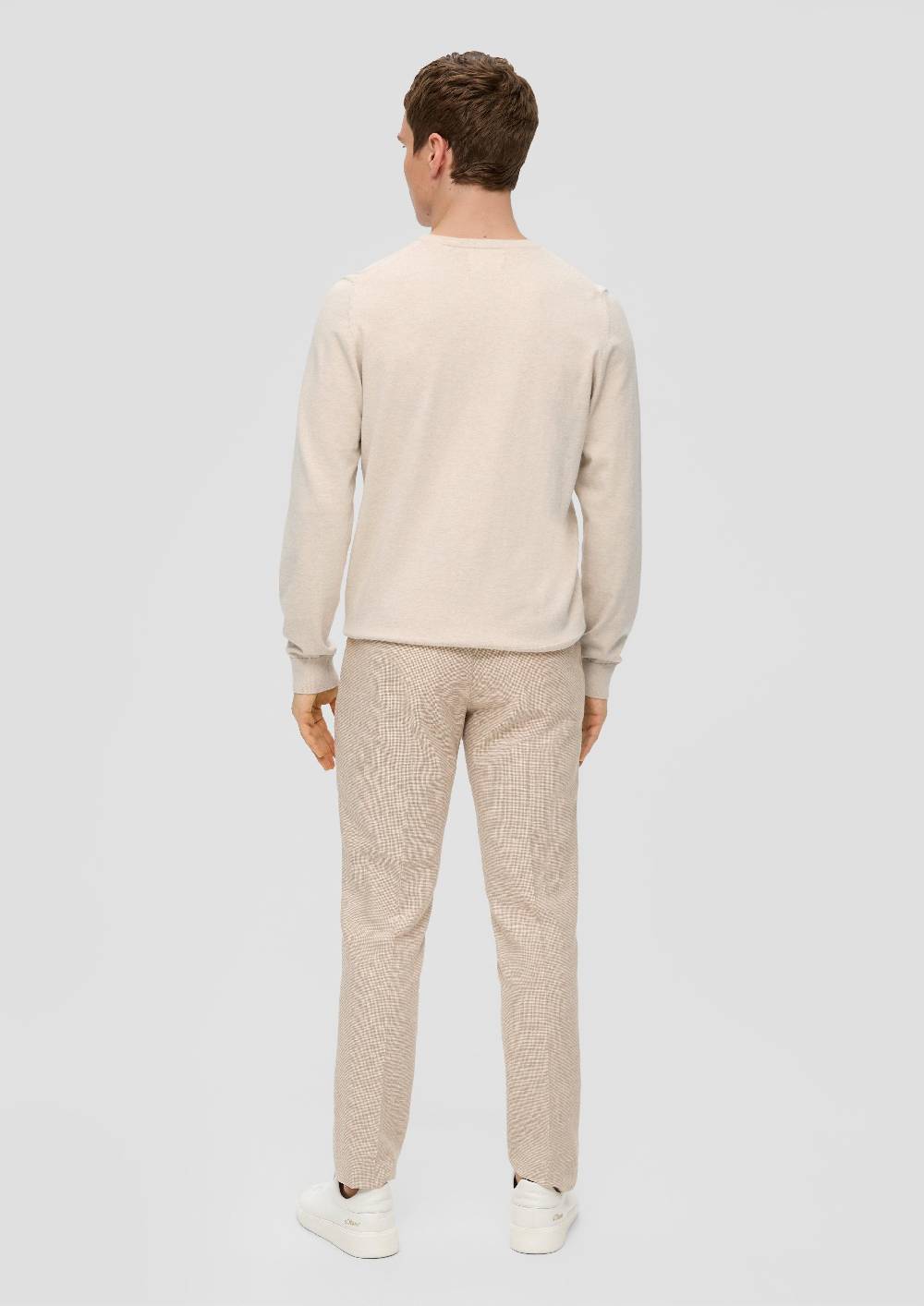 s.Oliver Strickpullover aus Seide mit Crew Neck Cyber Monday