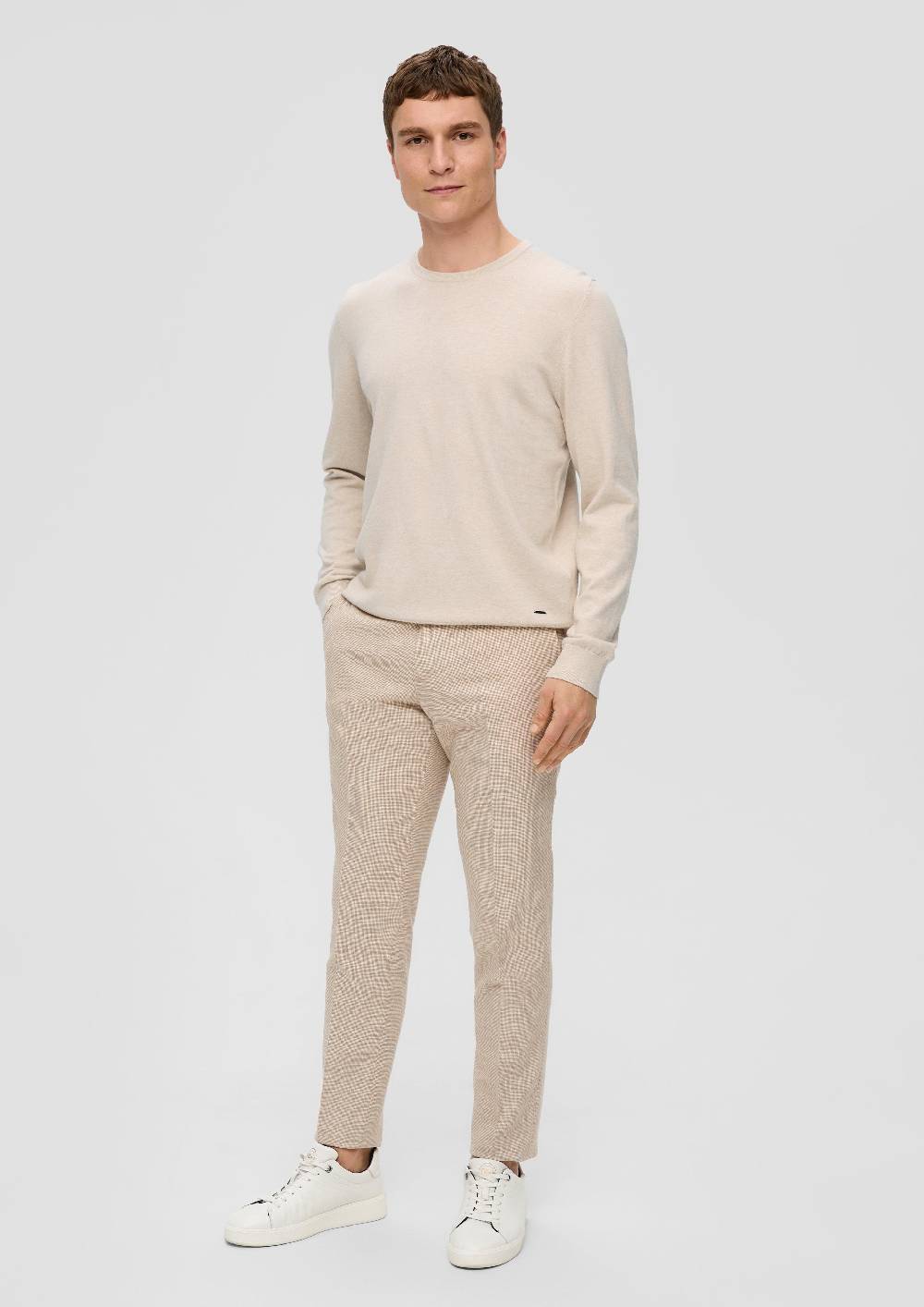 s.Oliver Strickpullover aus Seide mit Crew Neck Cyber Monday