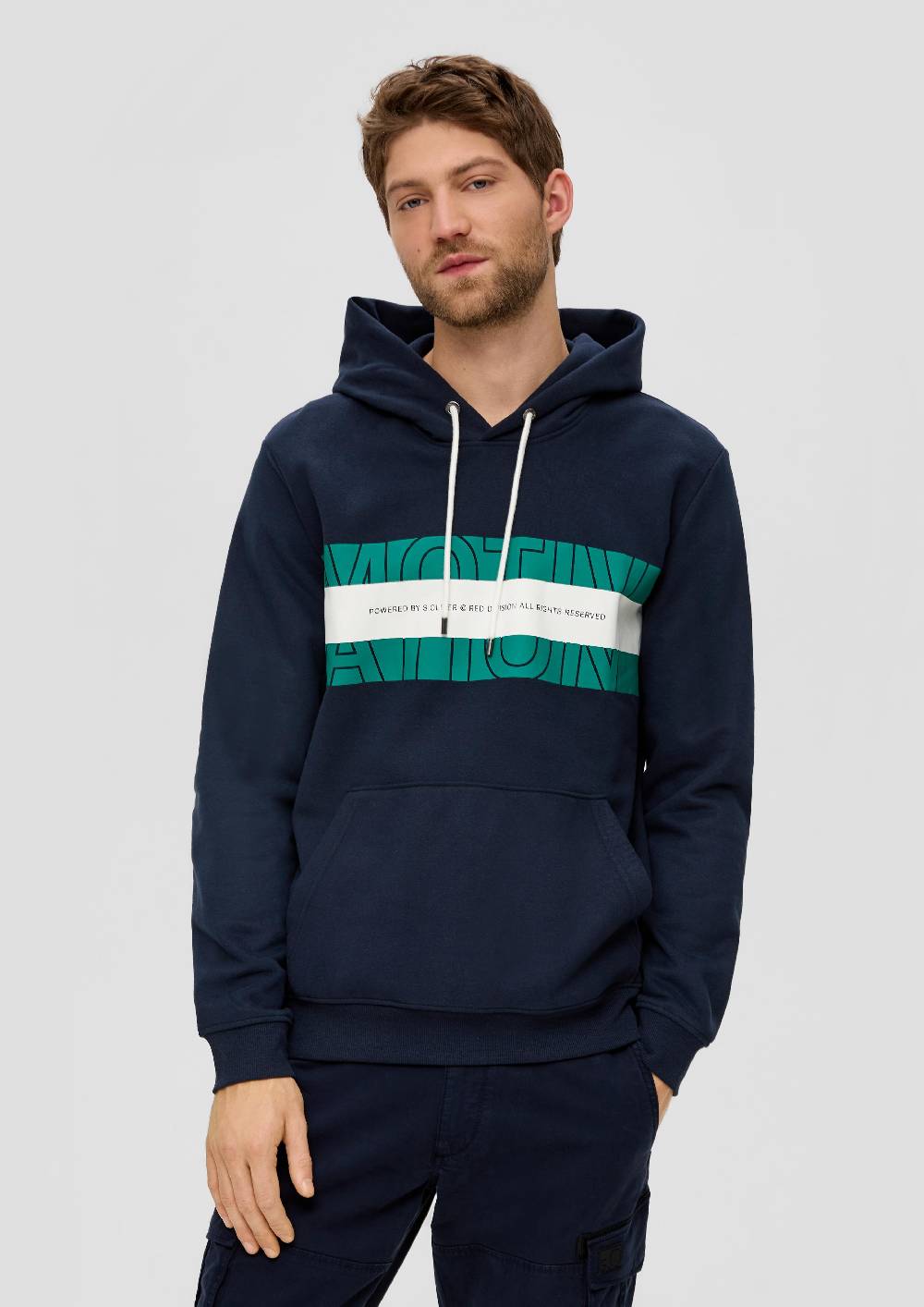 s.Oliver Kapuzenpullover mit Labelprint Heißer Verkauf