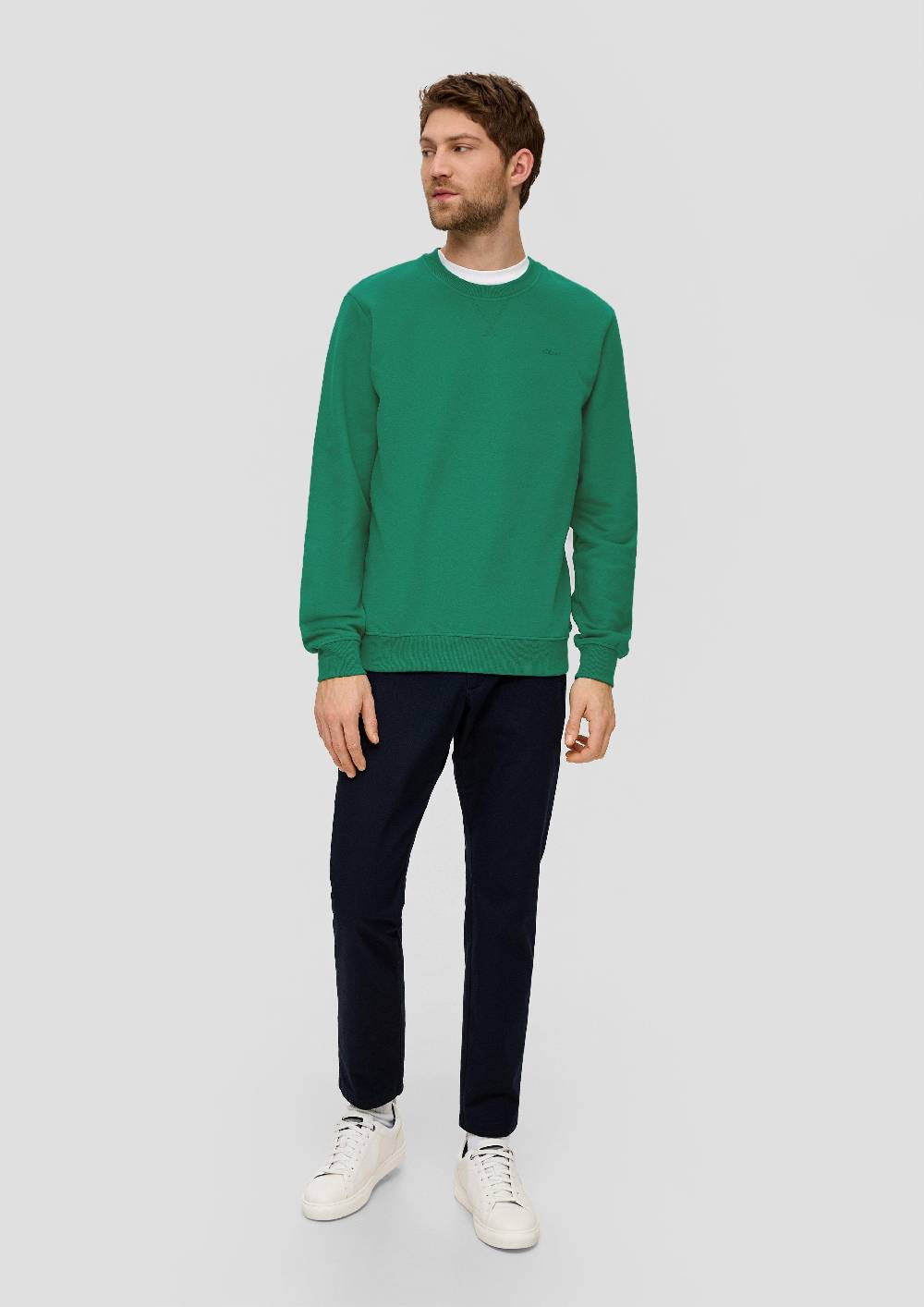 s.Oliver Sweatshirt mit Logo-Detail Top Angebot