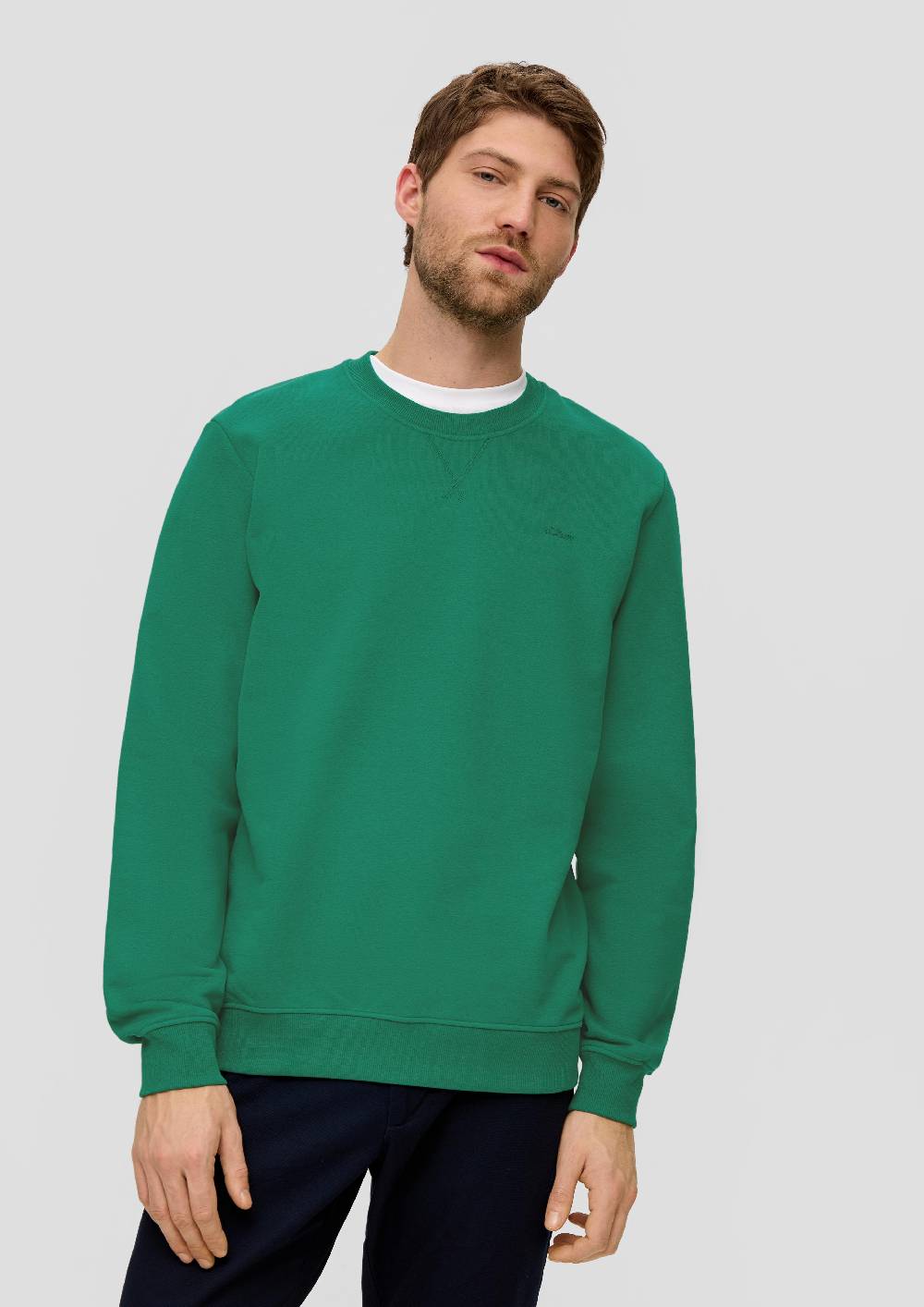 s.Oliver Sweatshirt mit Logo-Detail Top Angebot