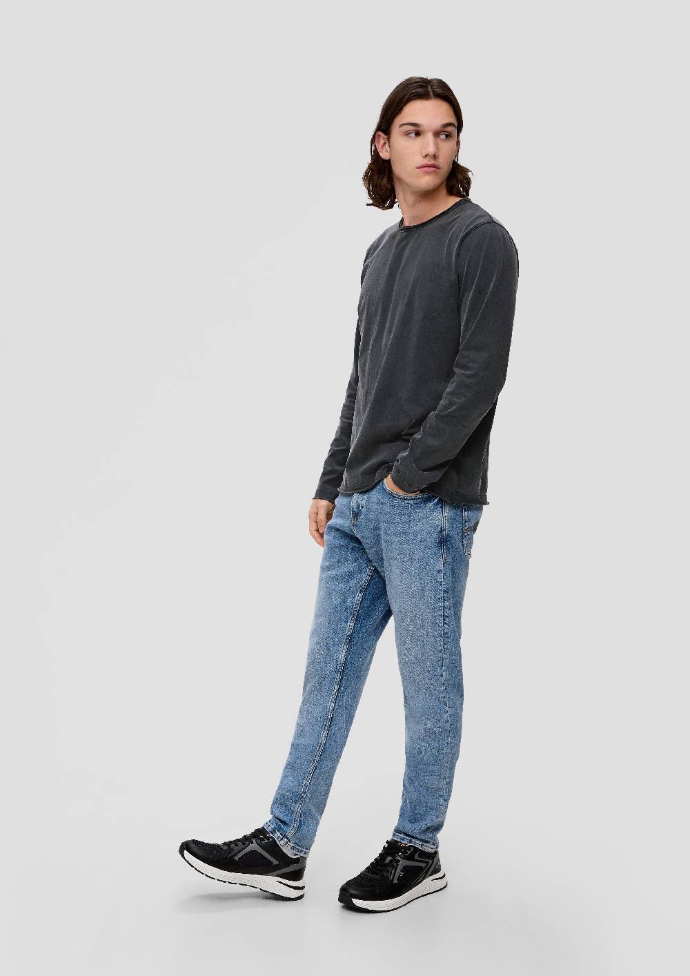 s.Oliver Longsleeve mit Rollsäumen Blitzangebot