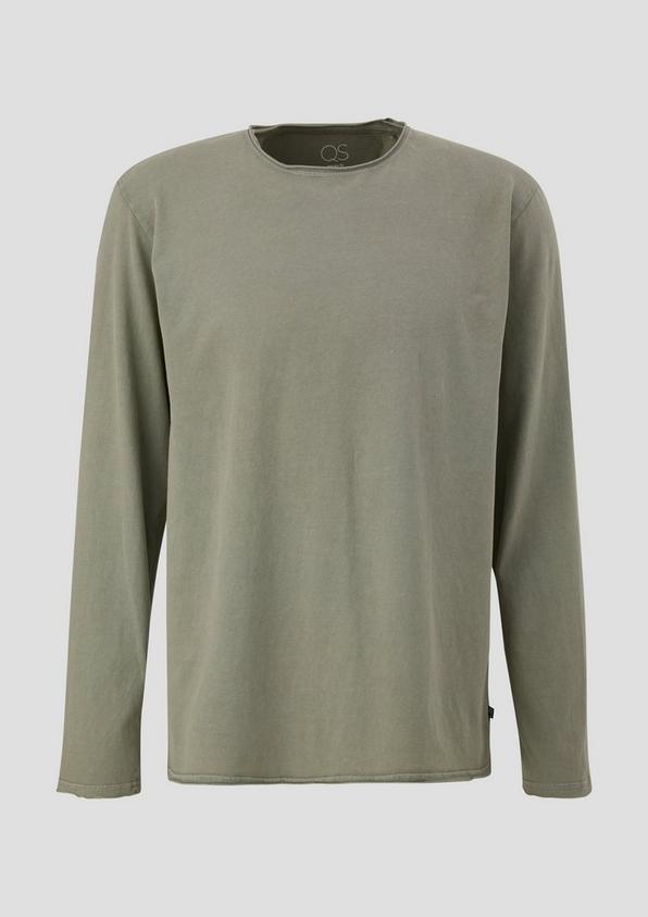 s.Oliver Longsleeve mit Rollsäumen Große Rabatte
