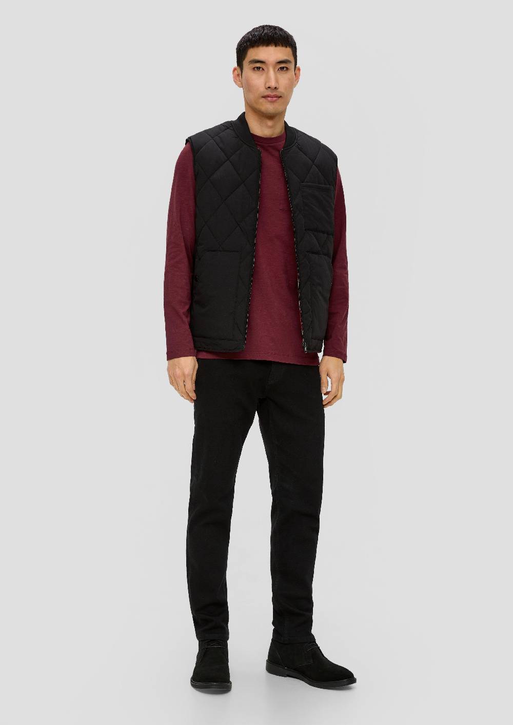 s.Oliver Longsleeve mit Flammgarnstruktur Neuheiten