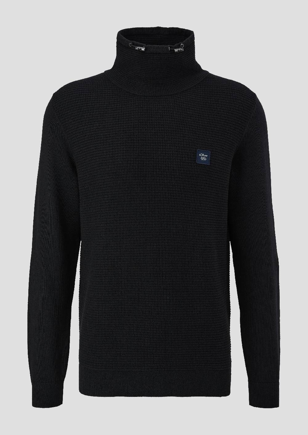 s.Oliver Strickpullover mit Jersey-Ärmeln Bestseller
