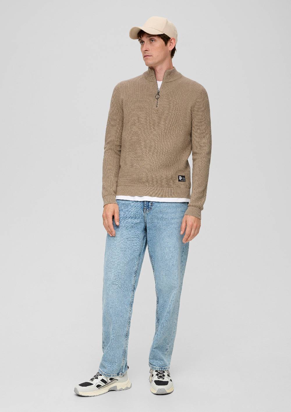 s.Oliver Pullover aus Strukturstrick Räumungsverkauf