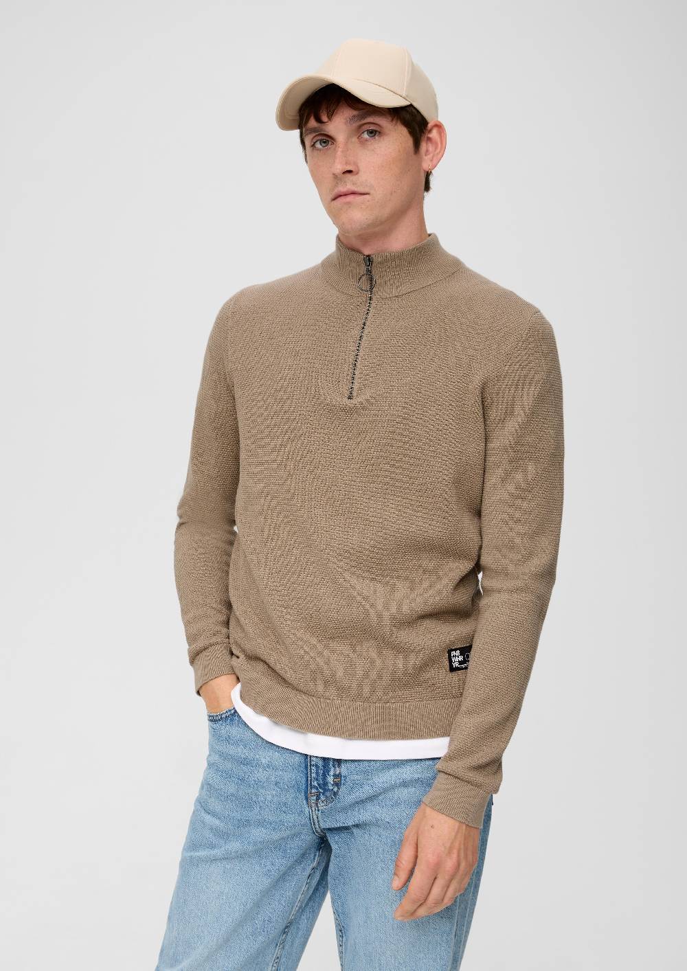s.Oliver Pullover aus Strukturstrick Räumungsverkauf