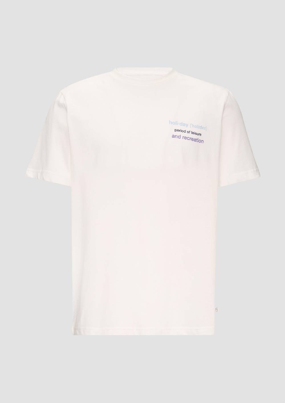 s.Oliver Gewaschenes T-Shirt mit Frontprint Letzte 3 Tage