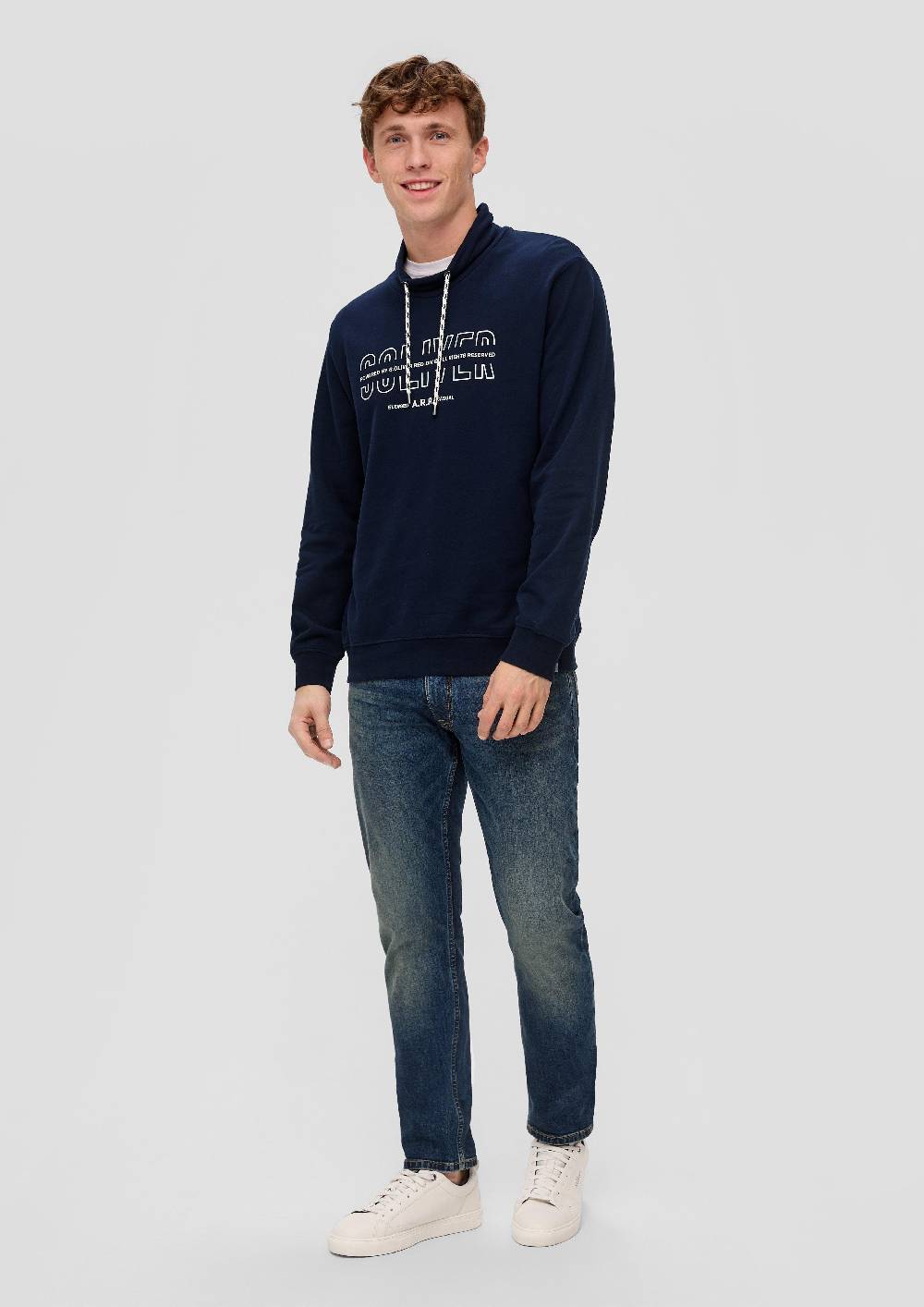s.Oliver Sweatshirt mit Logo-Print Bis zu 60% Rabatt