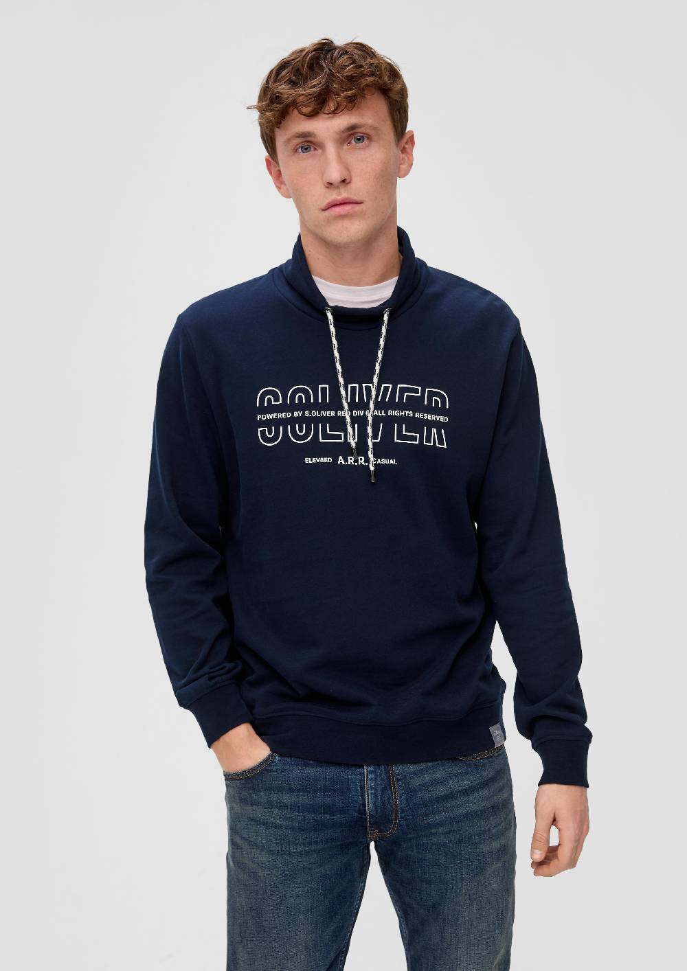 s.Oliver Sweatshirt mit Logo-Print Bis zu 60% Rabatt
