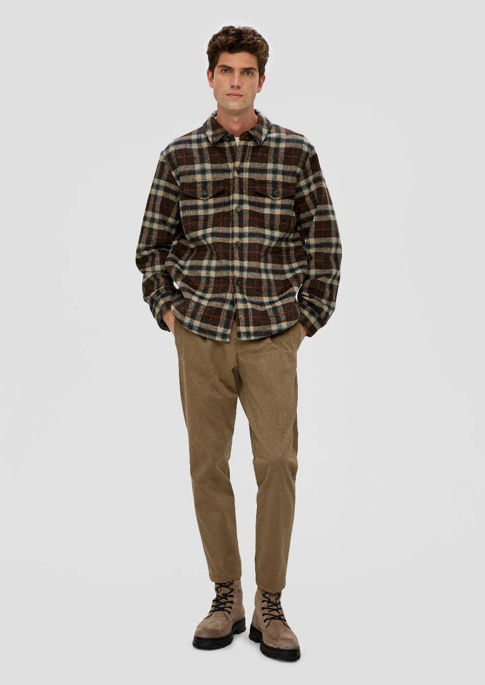 s.Oliver Hemdjacke mit Teddyfutter Sonderangebot der Fabrik