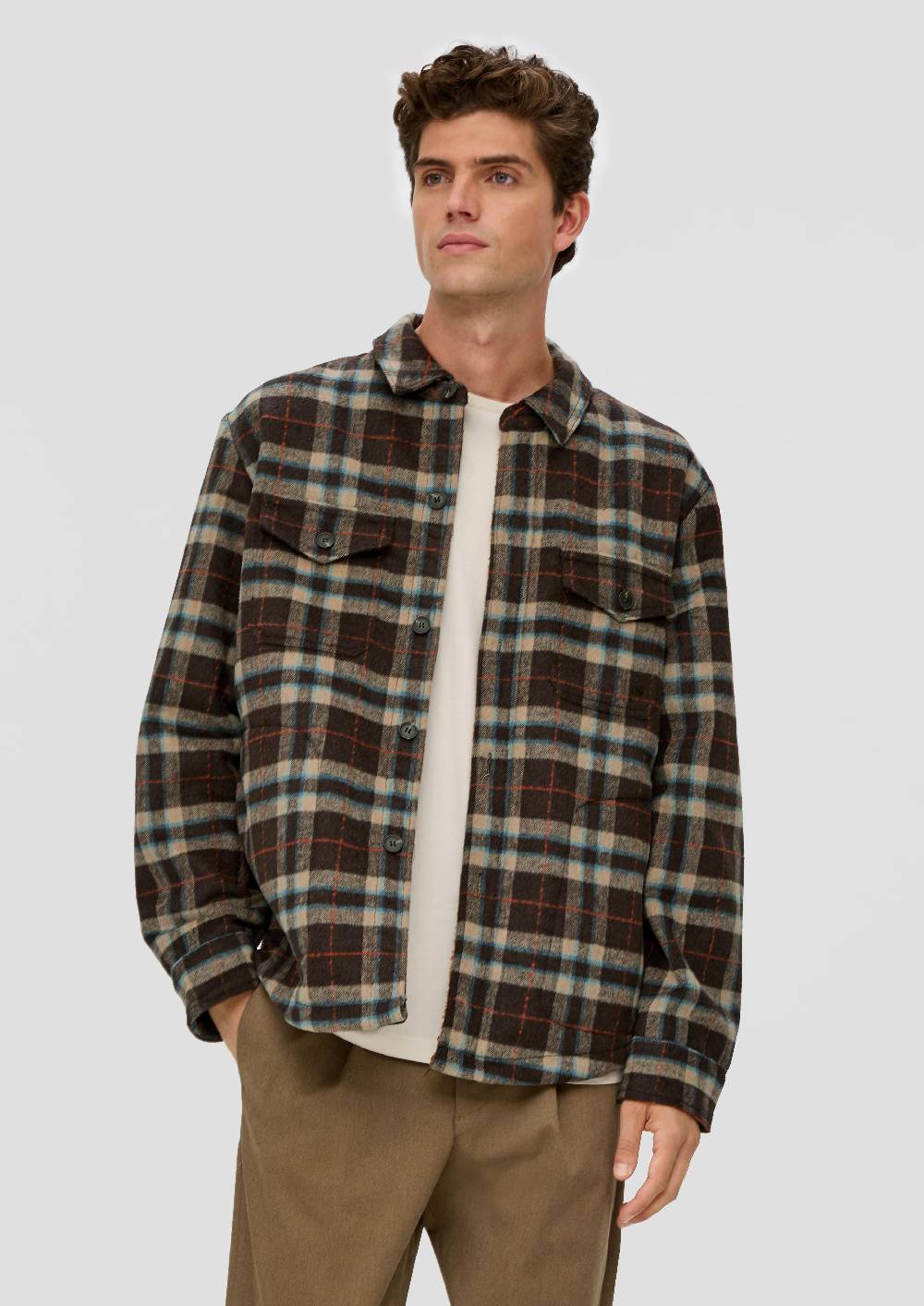 s.Oliver Hemdjacke mit Teddyfutter Sonderangebot der Fabrik