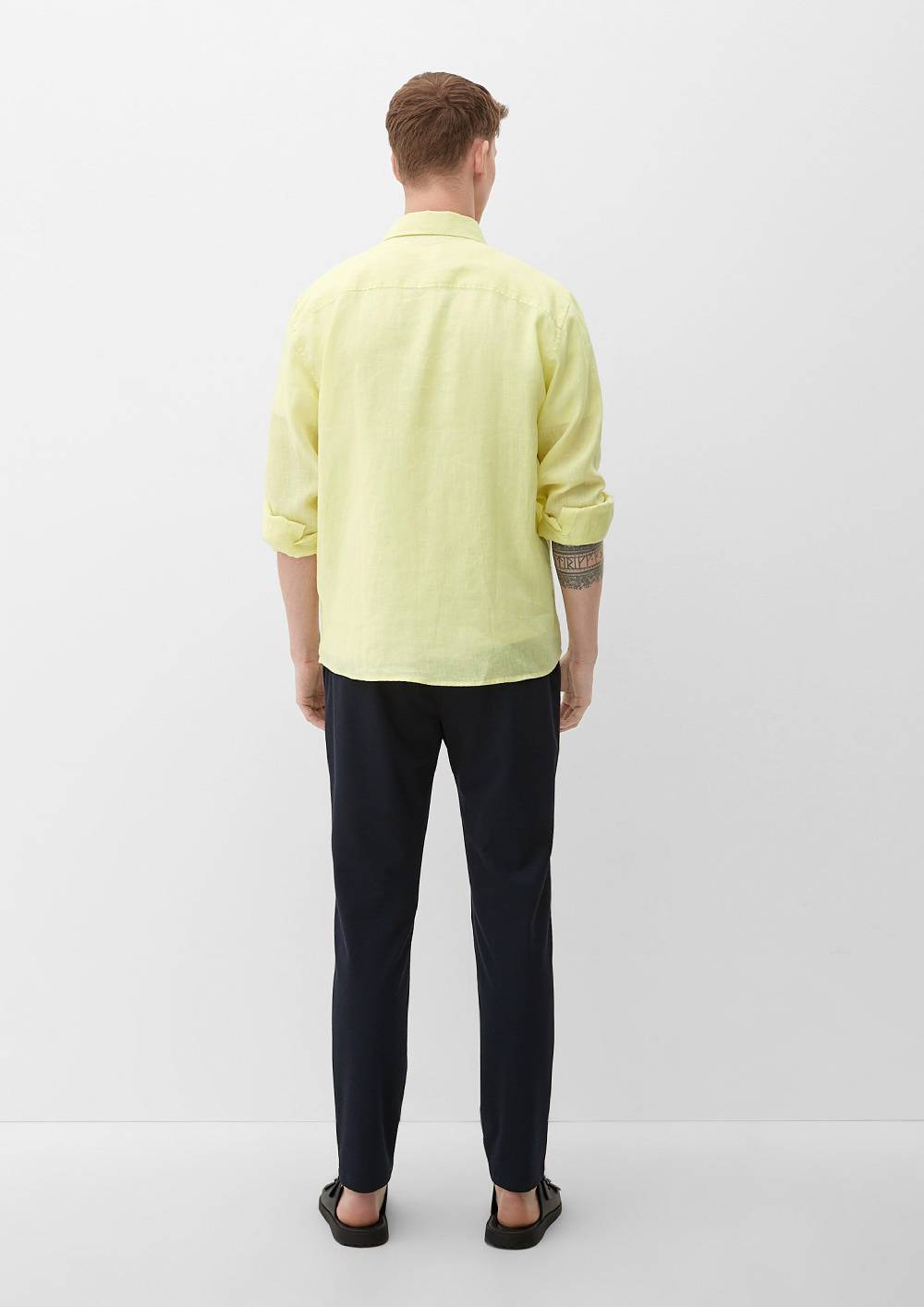 s.Oliver Leinenhemd mit Button-Down-Kragen 50% Rabatt mit kostenlosem Versand