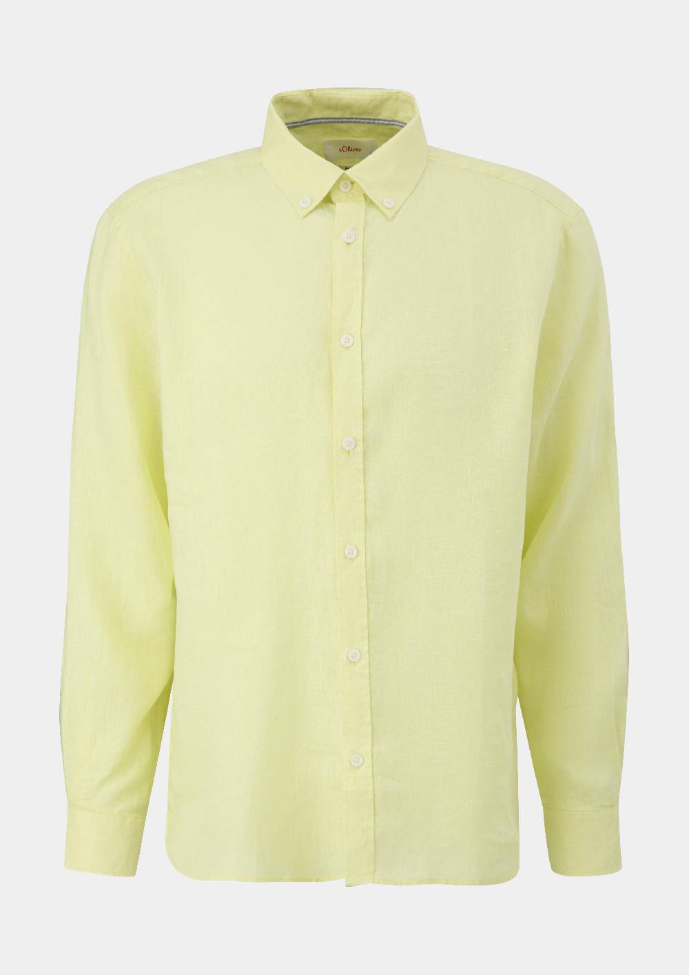 s.Oliver Leinenhemd mit Button-Down-Kragen 50% Rabatt mit kostenlosem Versand