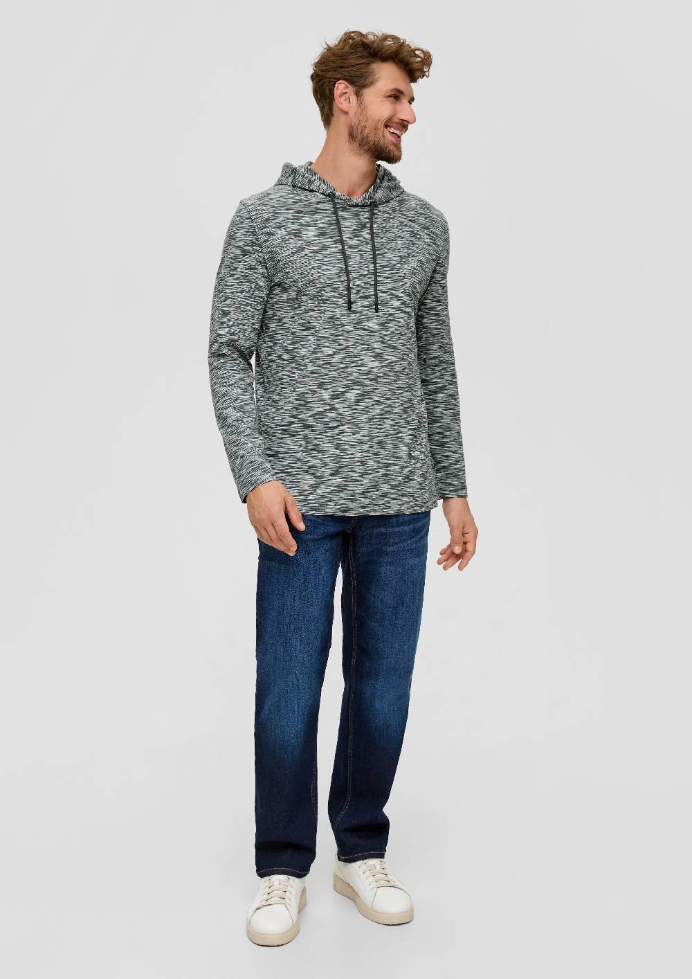 s.Oliver Longsleeve mit Kapuze Kostenloser Versand international
