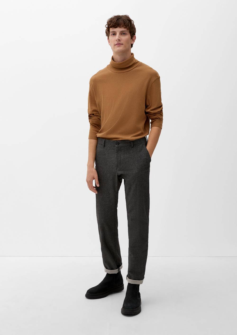 s.Oliver Langarmshirt mit Rollkragen Fabrikladen