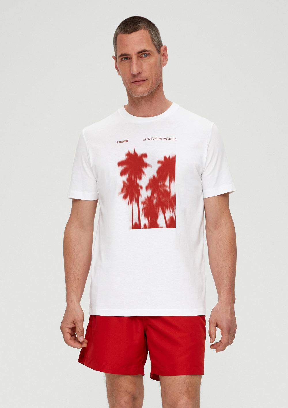 s.Oliver Baumwollshirt mit Frontprint Begrenzt auf 3 Tage