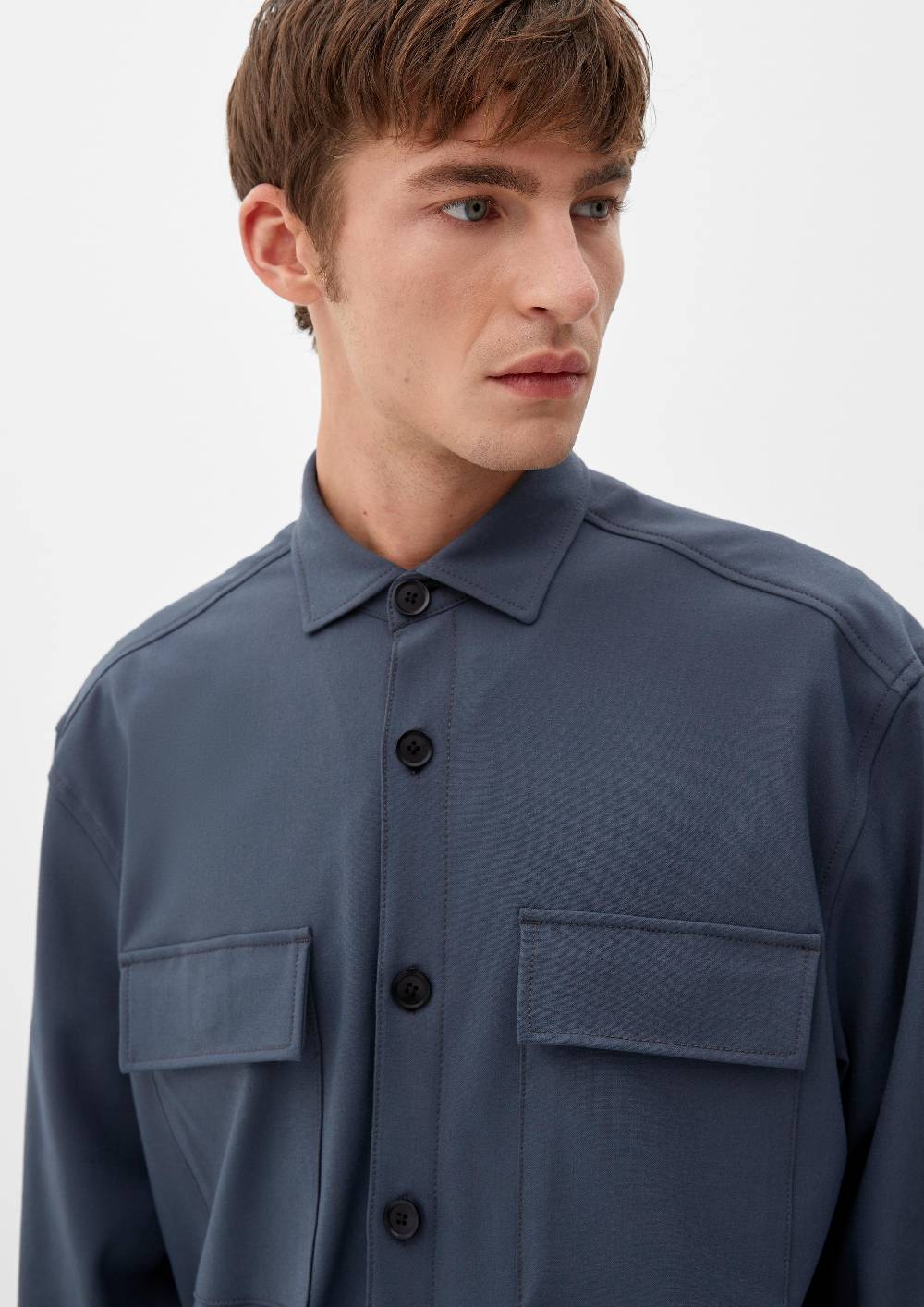 s.Oliver Hemdjacke aus Viskosestretch Im Verkauf