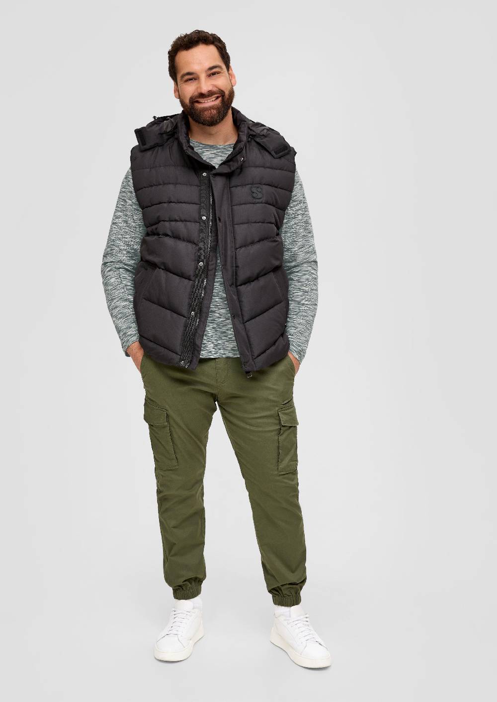 s.Oliver Longsleeve aus Baumwolle 2025