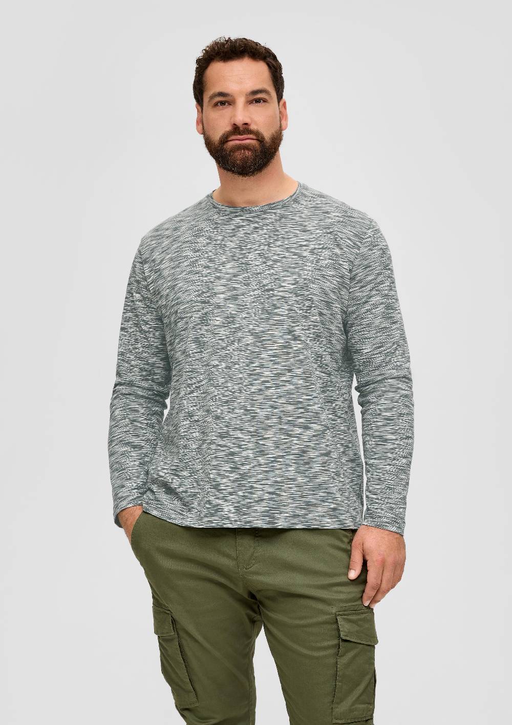 s.Oliver Longsleeve aus Baumwolle 2025