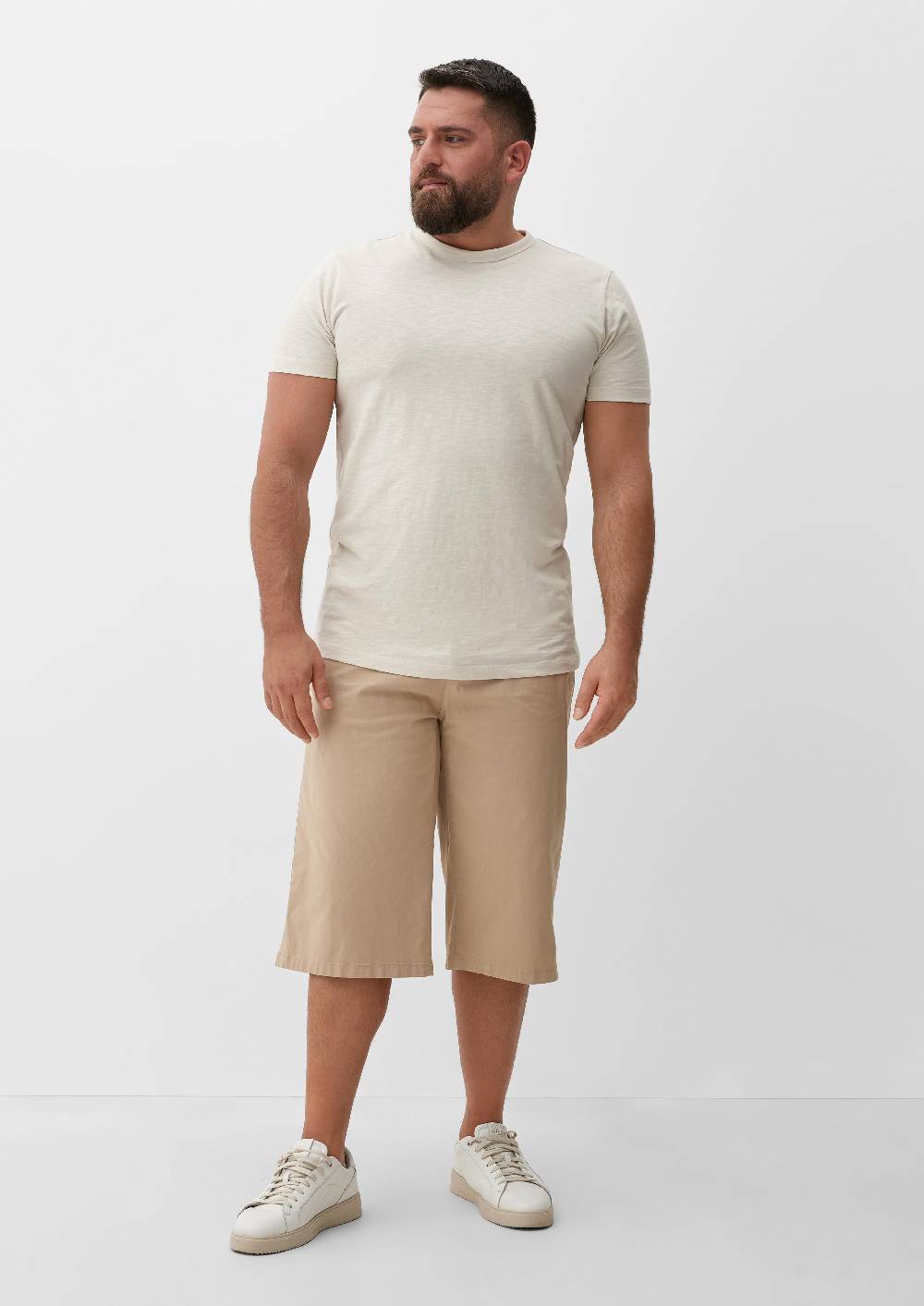 s.Oliver Relaxed: Bermudas aus Baumwollstretch im Angebot