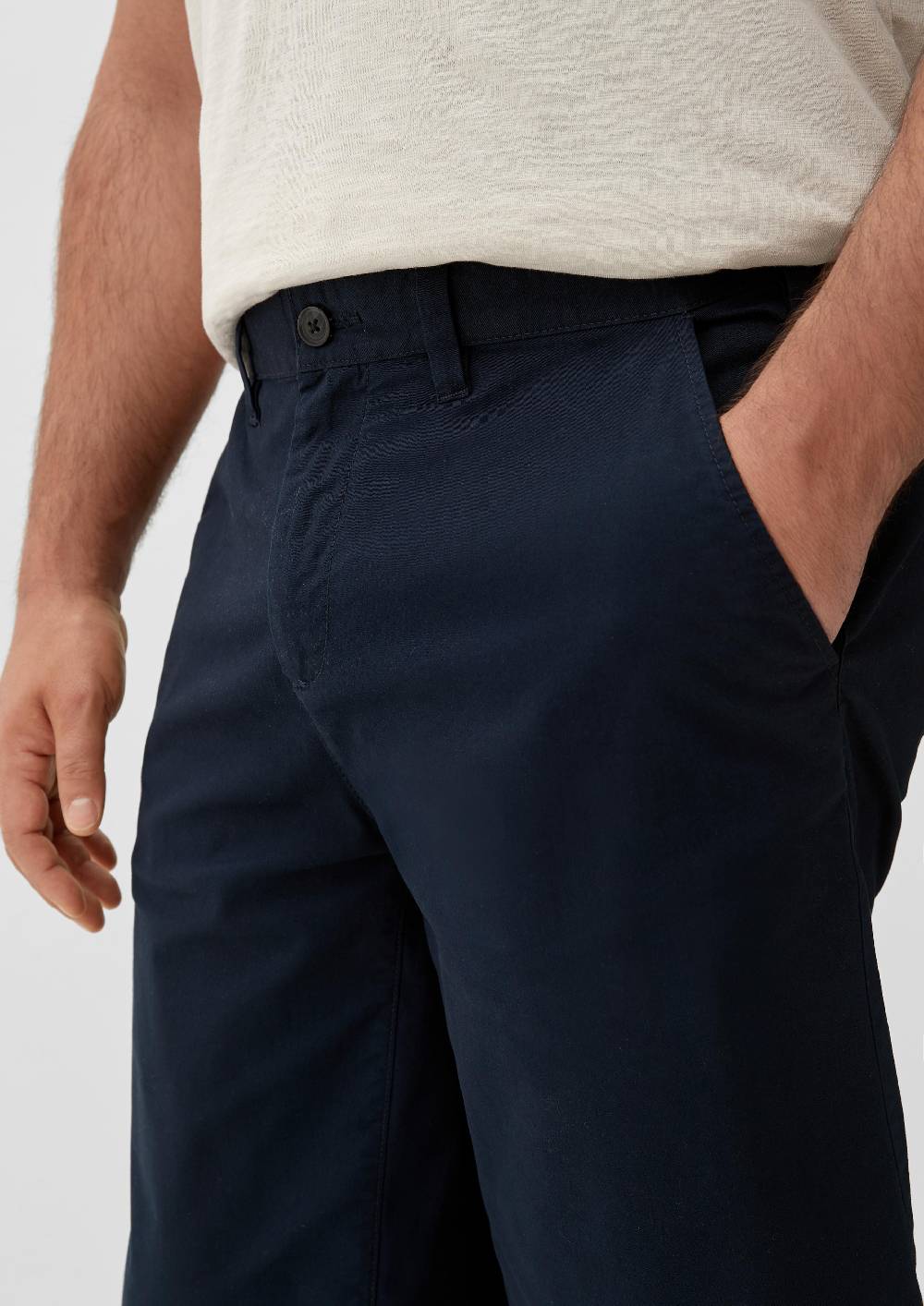 s.Oliver Relaxed: Bermudas aus Baumwollstretch Schlussverkauf