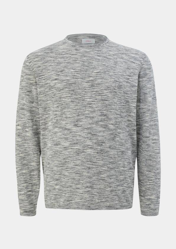 s.Oliver Melierter Feinstrickpullover Günstiger Verkauf