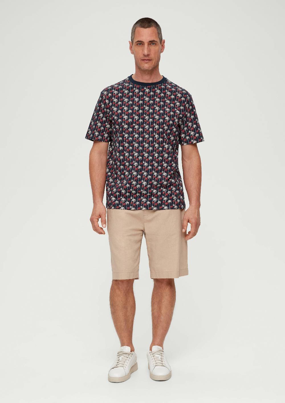 s.Oliver T-Shirt mit Alloverprint Fabrikverkauf