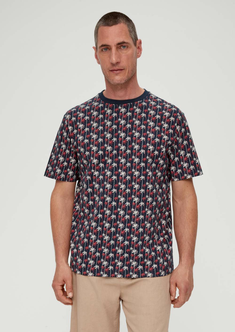 s.Oliver T-Shirt mit Alloverprint Fabrikverkauf