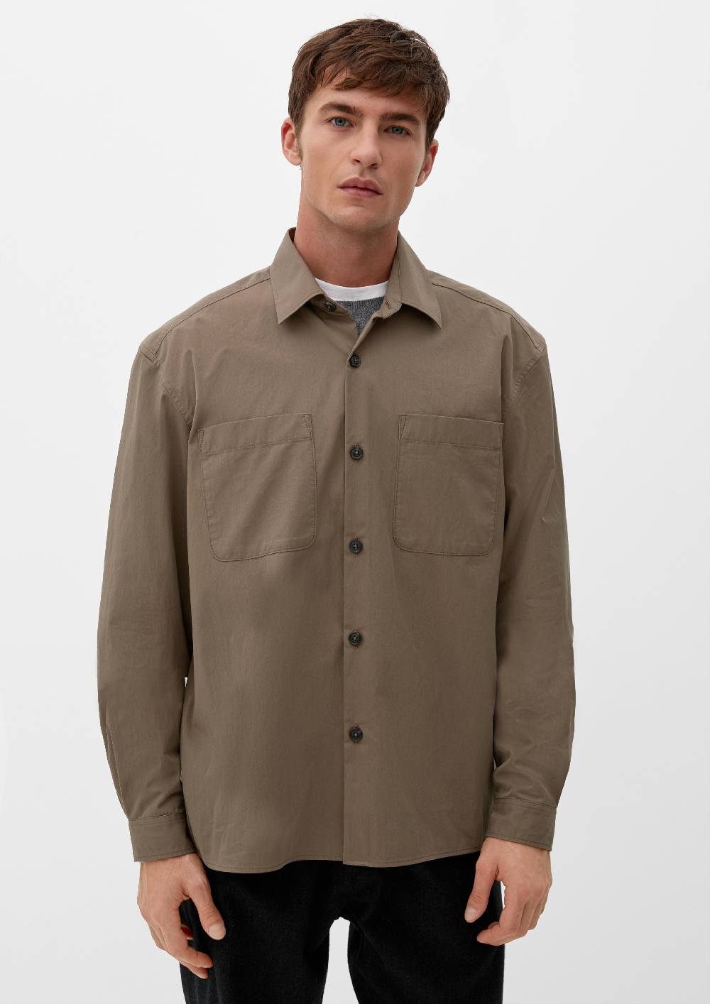s.Oliver Relaxed: Hemd aus Twill Rabatt