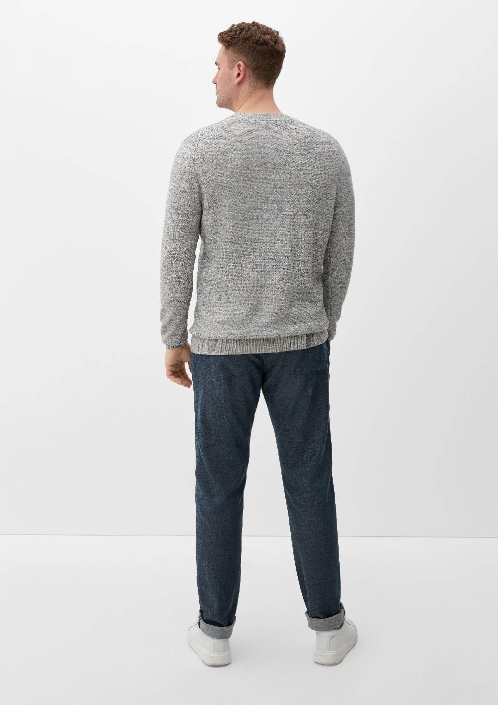 s.Oliver Strukturierter Strickpullover Günstig kaufen