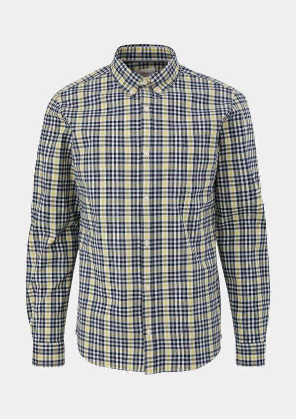 s.Oliver Slim: Hemd mit Button-down-Kragen Versandkostenfrei