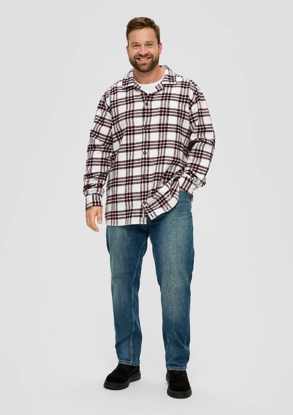 s.Oliver Relaxed: Overshirt aus Baumwolle Online Shopping