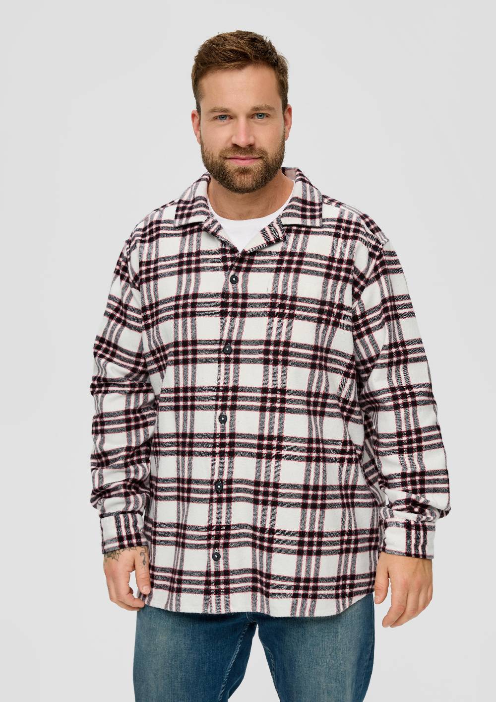 s.Oliver Relaxed: Overshirt aus Baumwolle Online Shopping
