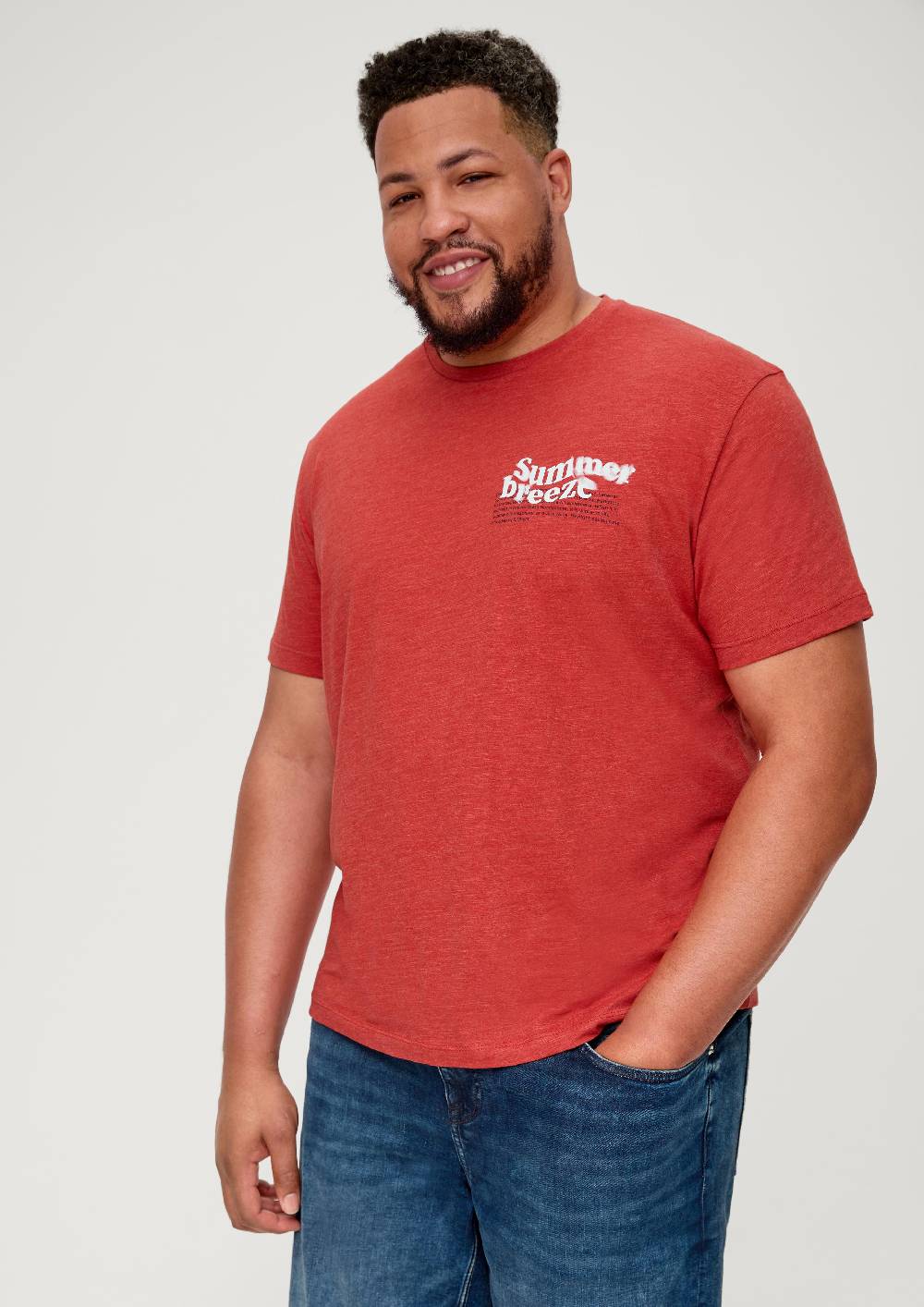 s.Oliver T-Shirt aus Baumwollmix Saisonschlussverkauf