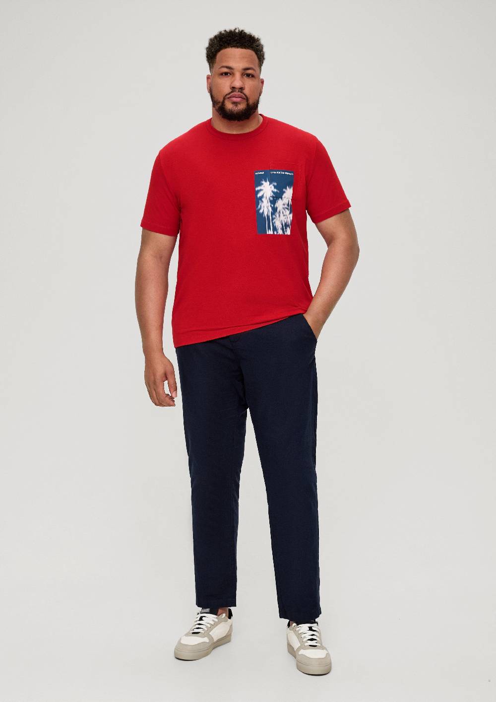 s.Oliver T-Shirt aus Baumwollstretch Weihnachtsangebot