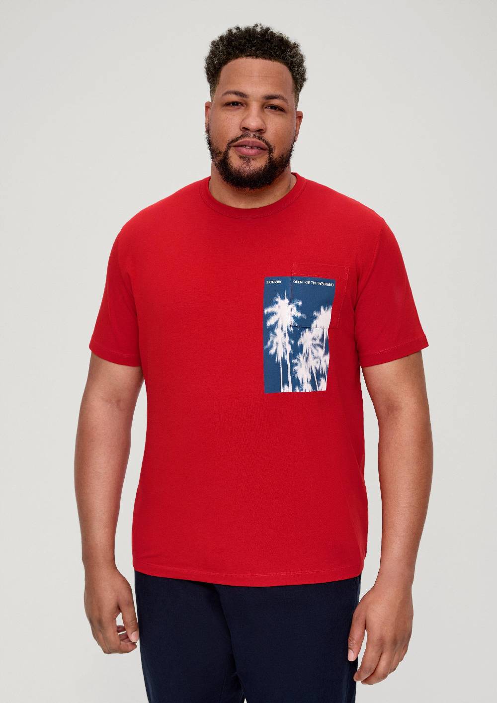 s.Oliver T-Shirt aus Baumwollstretch Weihnachtsangebot
